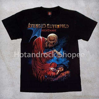 เสื้อยืดผ้าฝ้ายพรีเมี่ยม เสื้อยืดวงสีดำ Avenged Sevenfold TDM 1213 Hotandrock