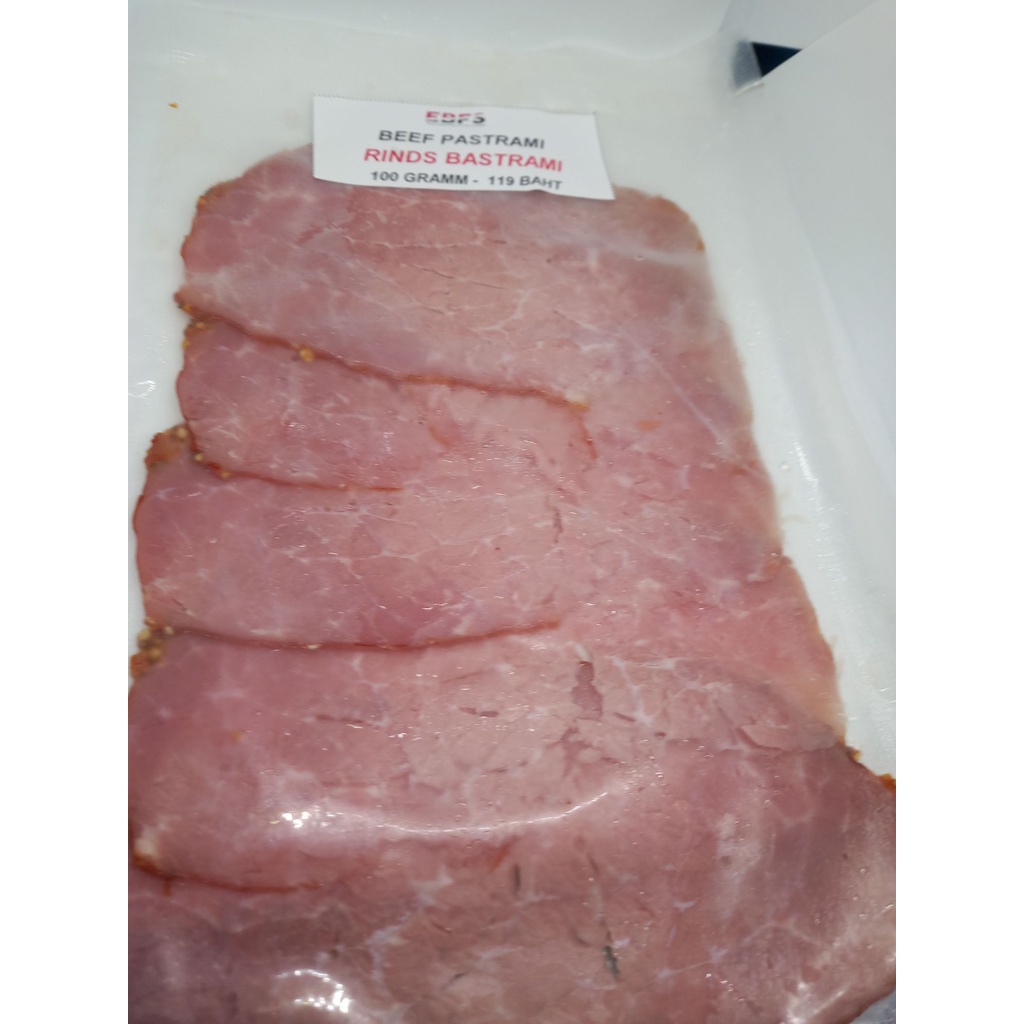 TGM Beef Pastrami 2 × 100 Gram / TGM Rinds Bastrami 2 × 100 Gramm ราคา ถูกที่สุด ดีลบีเคเค
