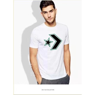 COD Mens Converseผ้าฝ้ายรอบคอTee Unisexคุณภาพสูงแฟชั่น