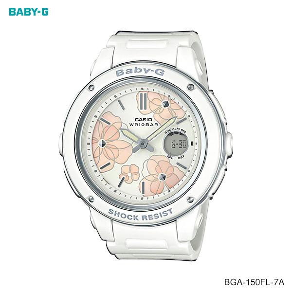 Casio Baby-G นาฬิกาข้อมือผู้หญิง สายเรซิ่น รุ่น BGA-150FL BGA-150FL-1A BGA-150FL-4A BGA-150FL-7A