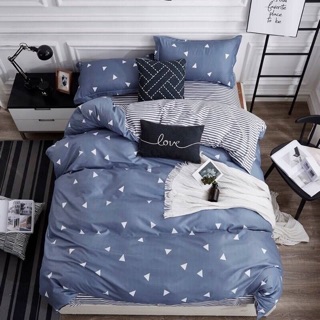 topshop_bed ชุดผ้านวม1 ชุด ครบ6ชิ้น ผ้าปู/ผ้านวม/ปลอกหมอน2/ปลอกหมอนข้าง2 ลาย #11