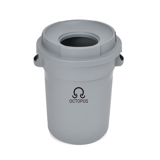 MW-12H ถังขยะใหญ่ ฝาหลุม 120 ลิตร Octopus MW-12H Large Lid, 120 liter Octopus Waste Bin