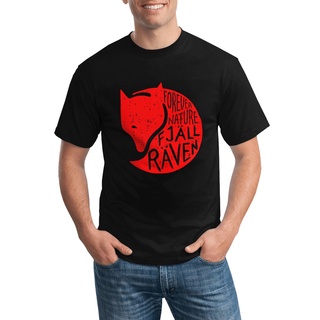 เสื้อยืดลําลอง ลาย Fjall Forever Nature Raven สําหรับผู้ชาย