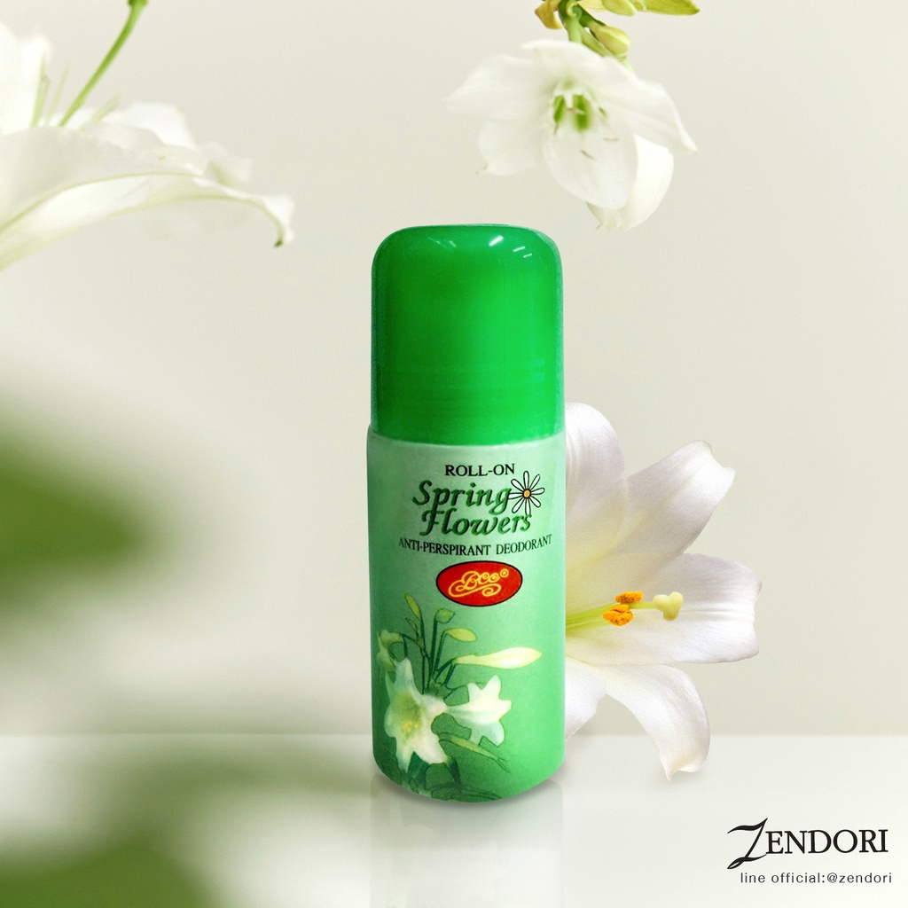 [ 45 ml. ] BCC Roll-On Spring Flowers โรลออน สปริง ฟลาวเวอร์ ระงับกลิ่นกาย