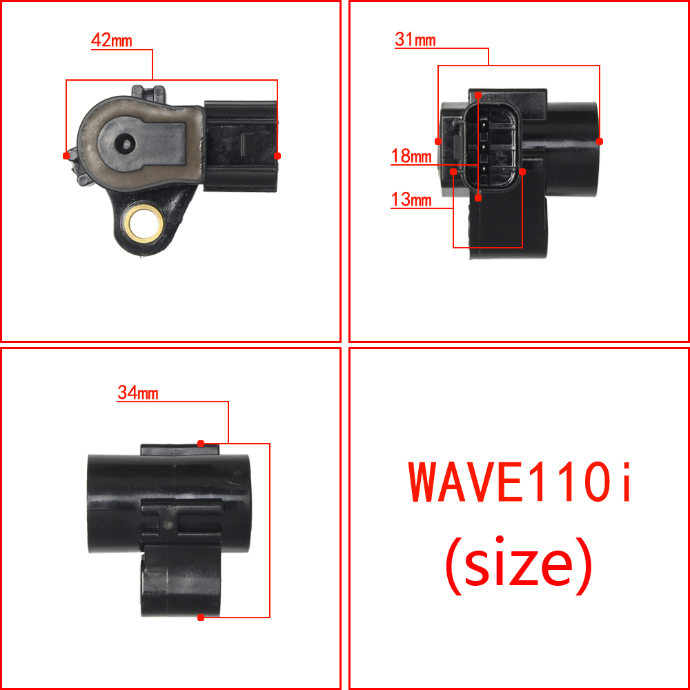 แมพเซนเซอร์TPS เวฟ110i/ ดรีม110i/ msx/ เวฟ125iปลาวาฬ / CBR150/CBR250CRF250/WAVE-110i/PCX-150/PCX ปี2014-2020/Click-I, Click 110-i/PCX ปี 2/Scoopy-I New, Click125I (2012/PCX160 ปี 2021 -2023/X-MAX XMAX Tps Xmax 250-300 ราคา ถูกที่สุด ดีลบีเคเค แกลเลอรีภาพที่ 2
