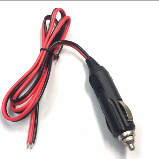 หัวจุดบุหรี่รถยนต์มีฟิวส์12Vสายยาว1เมตร