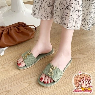 newรองเท้าแตะของผู้หญิงมี แฟชั่นใหม่รองเท้าแตะแบน ใส่สบาย พื้นกันลื่น T39