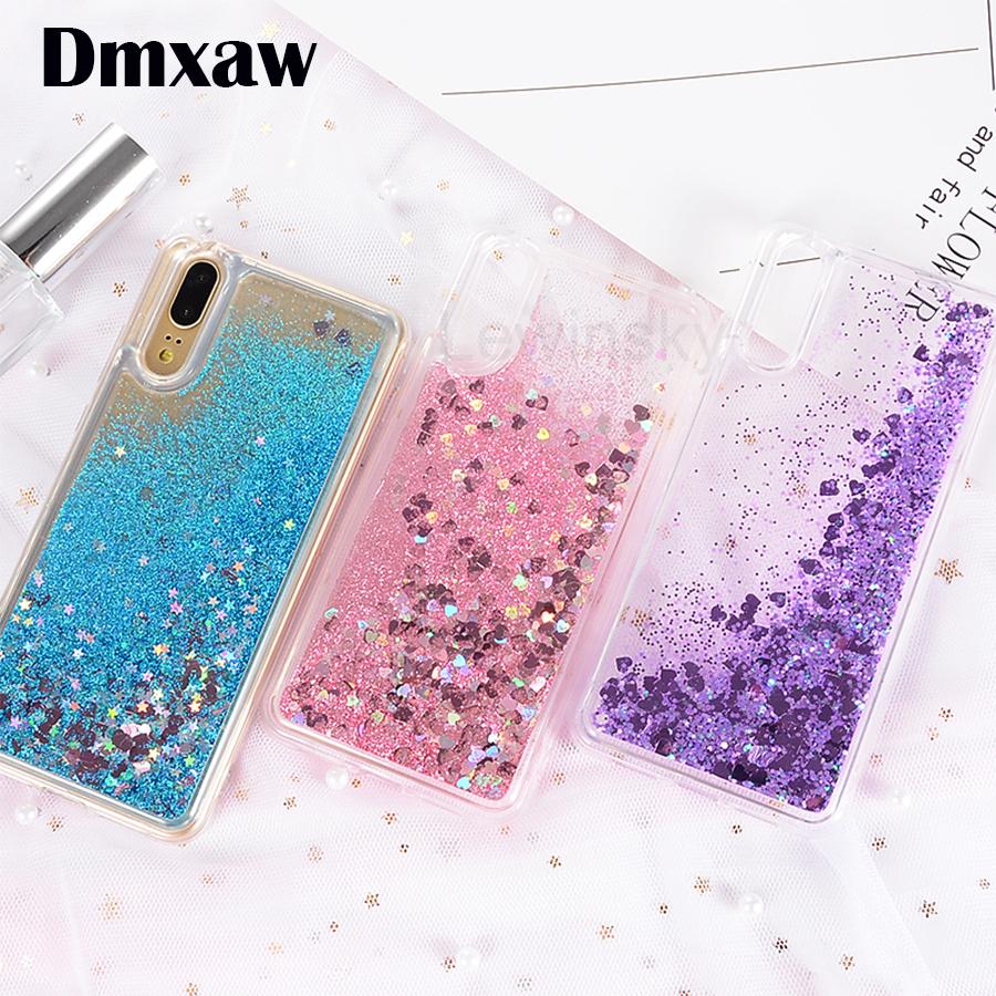 เคสสำหรับเคสโทรศัพท์มือถือซิลิโคนกลิตเตอร์สําหรับ Huawei P 30 P 20 Pro Lite Nova 4e 3e