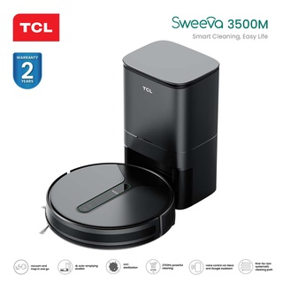 หุ่นยนต์ดูดฝุ่นอัจฉริยะ TCL Sweeva 3500M โหมดถูพื้นและดูดฝุ่น พร้อมระบบเซนเซอร์ตรวจจับทิศทาง