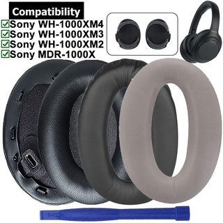 เบาะหูฟังหนังนิ่ม ลดเสียงรบกวน แบบเปลี่ยน สําหรับ Sony WH-1000XM2 WH-1000XM3 WH-1000XM4