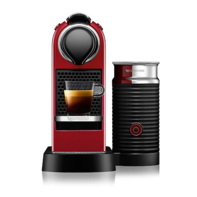 ของใหม่...ยังไม่แกะกล่อง เครื่องชงกาแฟ Nespresso รุ่น Citiz Milk  สีแดงเชอร์รี่ - Thaninee.B - Thaipick