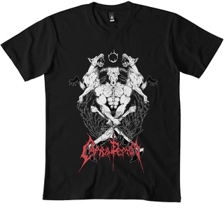 [S-5XL] Capra Demon Essential เสื้อยืด สีดํา DMN0211