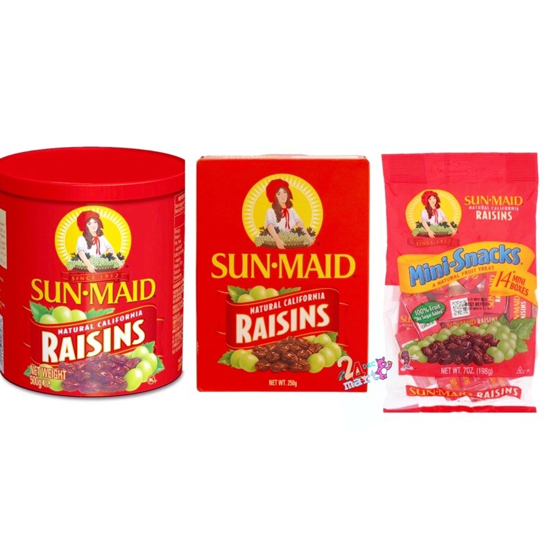 Sun-maid raisins 🇺🇸🍇 ลูกเกด ตรา ซันเมด 198g 250g 500g sunmaid