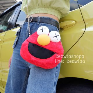 กระเป๋าสะพายข้าง elmo bag กระเป๋า ขนนุ่ม ใส่ของได้จริง keawtaa