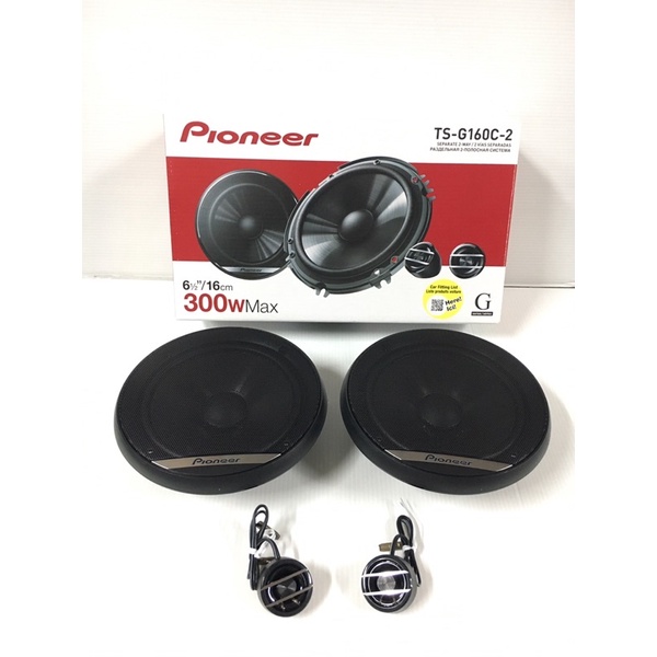 ไพโอเนีย ลำโพงแยกชิ้น 6.5นิ้ว pioneer TS-G160C-2 ลำโพงรถยนต์ 300w  (ราคาต่อคู่)