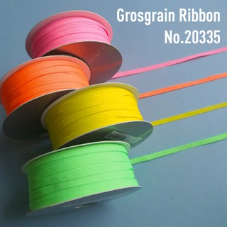 MOMOTARA No. 20335 ริบบิ้น Ribbon กรอสเกรน Grosgrain Ribbon ขนาด 0.6 CM ยาว 36 หลา