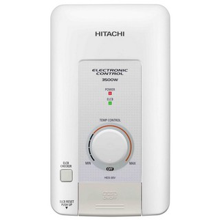 เครื่องทำน้ำอุ่น เครื่องทำน้ำอุ่น HITACHI HES 35V 3500 วัตต์ สีขาว เครื่องทำน้ำอุ่นและน้ำร้อน งานระบบประปา SHOWER HEATER