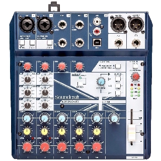 MIXER SOUNDCRAFT NOTEPAD-8FX  มิกเซอร์ขนาดเล็กที่คุณภาพไม่เล็ก