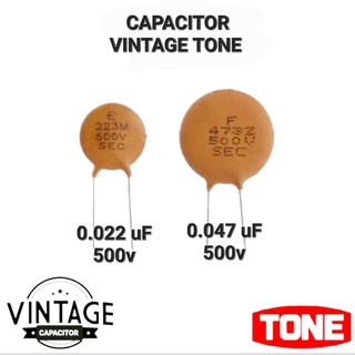 Capacitor Vintage Tone  0.022 uF &amp; 0.047 uF  สำหรับวงจรกีต้าร์ไฟฟ้า