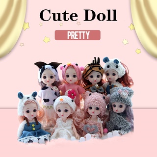 [cxSZDOLL] ใหม่ ตุ๊กตาสับสน ขนาดเล็ก 16 ซม. พร้อมข้อต่อขยับได้ 13D ตาโต สําหรับเด็กผู้หญิง DIY DOM