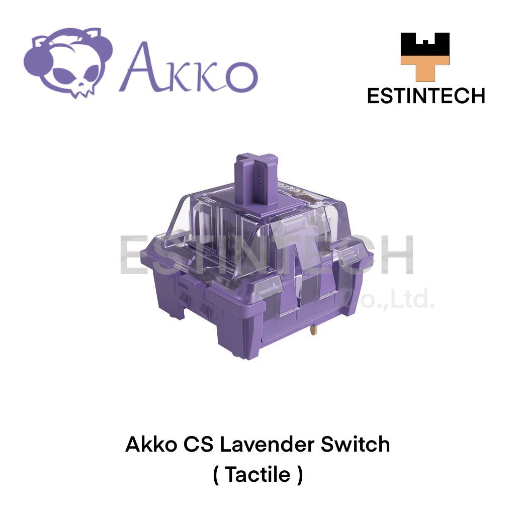 Switch (สวิตช์) Akko CS Lavender Switch (Tactile) ของใหม่