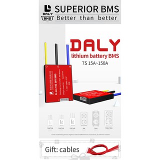 BMS DALY 7S 3.7V NMC 50A  8S 50A   3.2V LIPO4