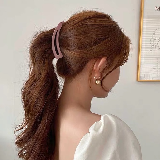 กิ๊บติดผม Banana Long Clip กิ๊บกล้วยรวบผมพลาสติกสีพาสเทลสไตล์เกาหลี กิ็บหนีบผม ที่หนีบผม กิ๊บรวบผม พร้อมส่งในไทย