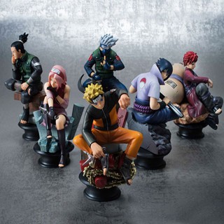 ฟิกเกอร์ pvc รูป naruto uzumaki hinata สูง 9 ซม 6 ชิ้น