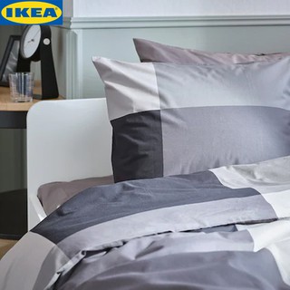 IKEA BRUNKRISSLA บรูนคริสล่า ปลอกผ้านวมและปลอกหมอน ขนาด 3ฟุต 5ฟุต 6ฟุต