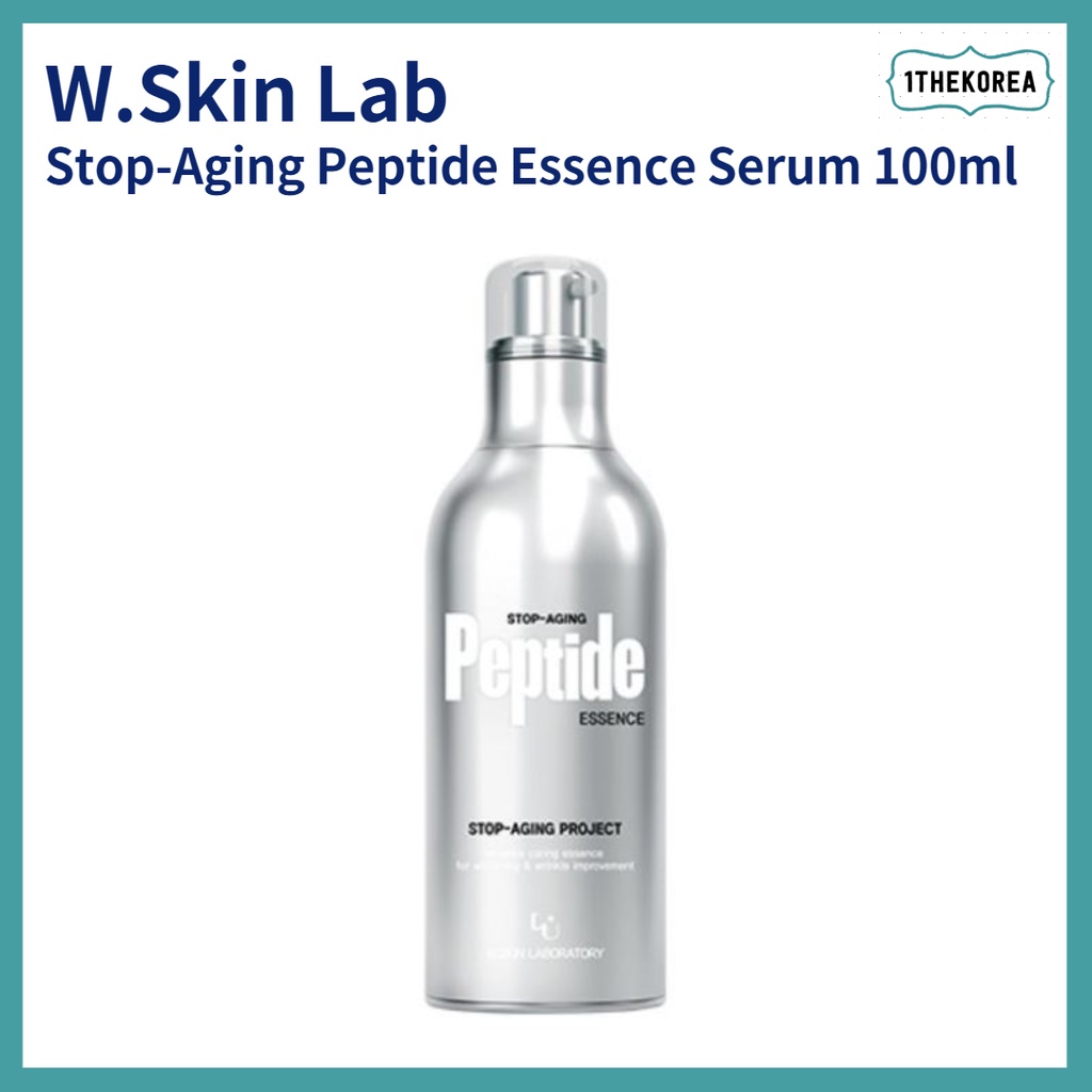 W.skin LAB Stop Aging Peptide เซรั่มเอสเซ้นบํารุงผิวหน้า 100มล.