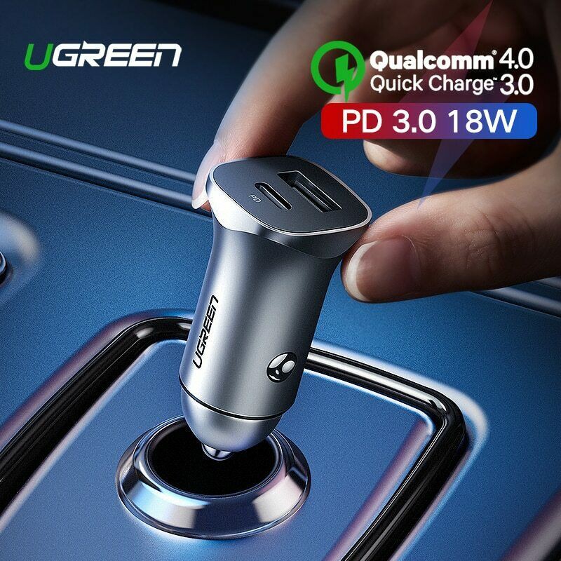 ลดราคา Ugreen (30780) Quick Charge 4.0 3.0 QC USB Car Charger Type C PD Car Charging Adapter #ค้นหาเพิ่มเติม ชิ้นส่วนคอมพิวเตอร์ Adjustable Portable Universal Finger Male Socket Vention Type C USB Adapter USB