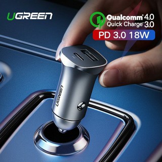 Ugreen (30780) Quick Charge 4.0 3.0 QC USB Car Charger Type C PD Car Charging Adapter