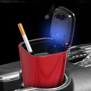 ที่เขี่ยบุหรี่ในรถยนต์ มีไฟLED Light DY-001 รถยนต์  ที่เขี่ยบุหรี่ติดรถยนต์ ashtray cigarette holder ใช้งานดี คุณภาพดี