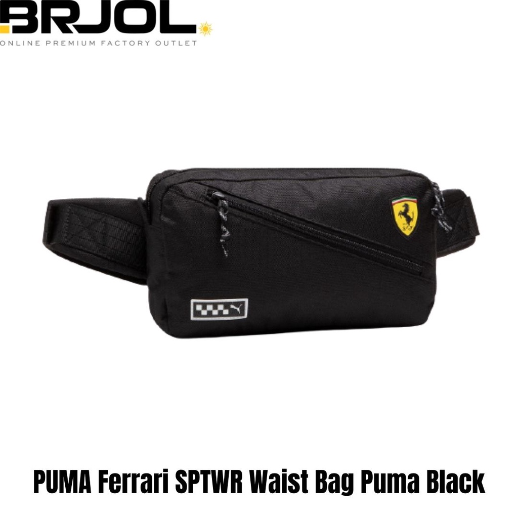 กระเป๋าคาดเอว Puma Ferrari SPTWR ดั้งเดิม Puma สีดํา 07840702