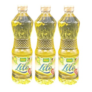 🔥ยอดนิยม!! มรกตไลท์ น้ำมันผสม 1 ลิตร x 3 ขวด Morakot Lite Blended Oil 1 Litre x 3 Bottles