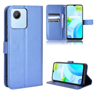 Realme Narzo 50i Prime เคส PU Leather Case เคสโทรศัพท์ Stand Wallet Realme Narzo 50iPrime เคสมือถือ Cover