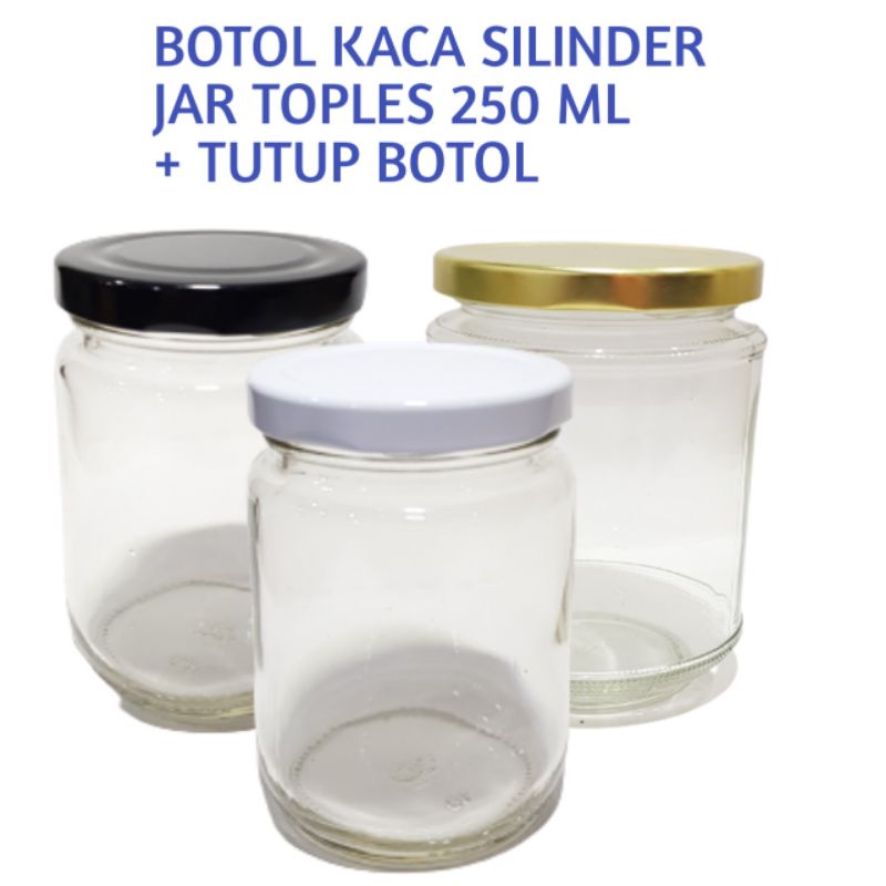 /10 ( TEN) 250ml CYLINDER BOTTLE 250ML ใหม่ + ZINC CAP // 250ML CYLINDER GLASS BOTTLE / ขวดขวดขวด 25