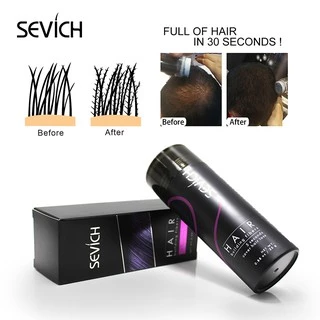 SEVICH ผงไฟเบอร์สําหรับเส้นผม 12g/25g ปกปิดผมบาง เพิ่มวอลลุ่ม