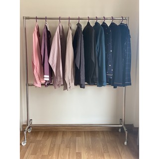 ราวตากผ้าสแตนเลส ที่แขวนผ้า ราวแขวนเสื้อผ้า ที่แขวนผ้าสแตนเลส
