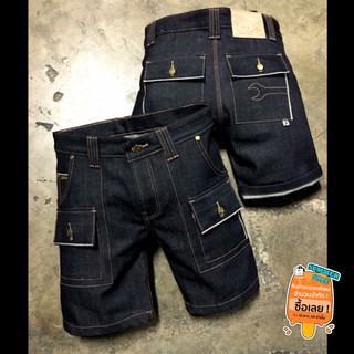 SGR007 กางเกงยีนส์ขาสั้นชาย 6 Pockets  Mens Denim Shorts (Gasoline &amp; Garage) ปั๊มน้ำมันแก๊สโซลีน (SGR)