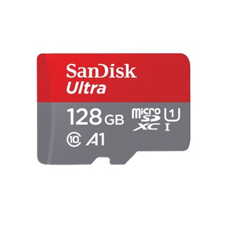 SanDisk Ultra MicroSDXC UHS-I 128GB ความเร็วสูงสุด 140 MB/s U1 A1 (SDSQUAB-128G-GN6MN)