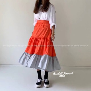 Korea twotoned skirt