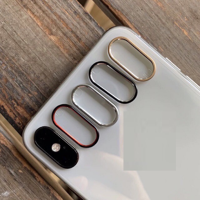 แหวนครอบเลนส์กล้อง สำหรับไอโฟน 6 6s 6+ 6splus 7 7+ 8 8plus X XR XS Xsmax