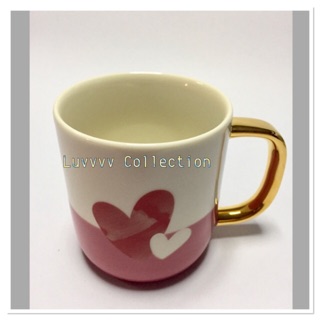 Starbucks Pink Heart Cut Out Mug 12oz Thailands 2017