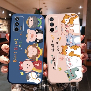 เคสโทรศัพท์มือถือ ขอบสี่เหลี่ยม ลาย Journey to the West สําหรับ OPPO A16 A94 A53 A15 A12 AX7 A52 A72 A92 A74 A54 5G