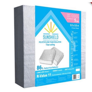 ฉนวน กันความร้อน PE SUNSHIELD ALU 60X60X1 CM