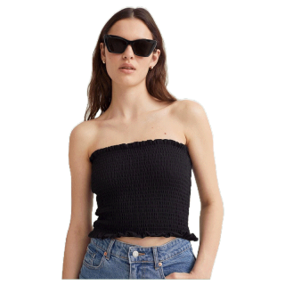 โปรโมชั่น : HM Woman Smocked tube top 1049254