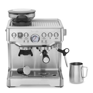 เครื่องชงกาแฟคุณภาพสูงจากออสเตรเลีย Breville รุ่น BES870XL  บดเมล็ดกาแฟและสกัดน้ำกาแฟได้ในเครื่องเดียว ตั้งระดับน้ำได้