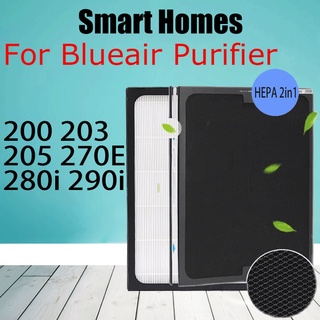 Blueair HEPA H13 แผ่นกรองควันบุหรี่ แบบเปลี่ยน สําหรับ Classic 200 300 Series