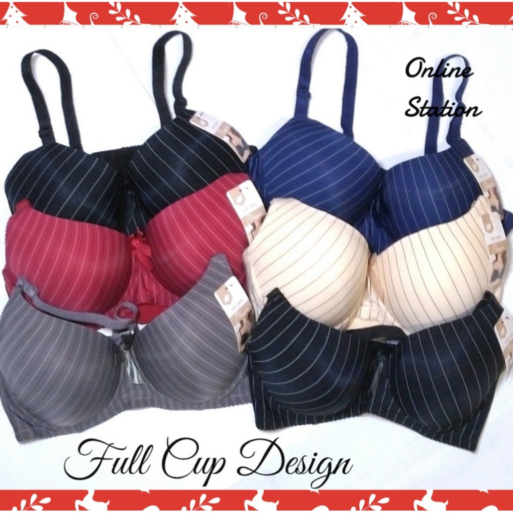 Size 34D-42D Smooth Full Cup Underwire Bra/Coli Wanita Full Cup Berdawai